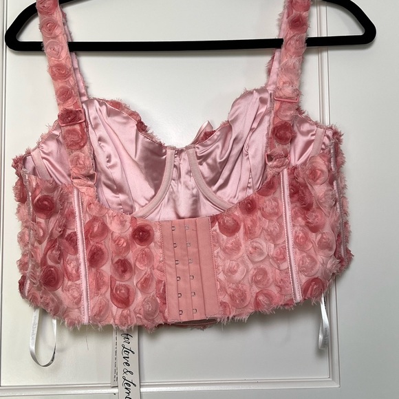 NWT For Love and Lemons Skye Bustier Top (XL) - Picture 6 of 6